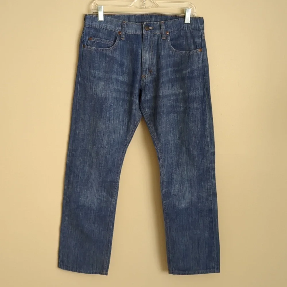30 Wrangler Blue Denim Jeans Casual Basic Autumn Solid Color Lightweight
